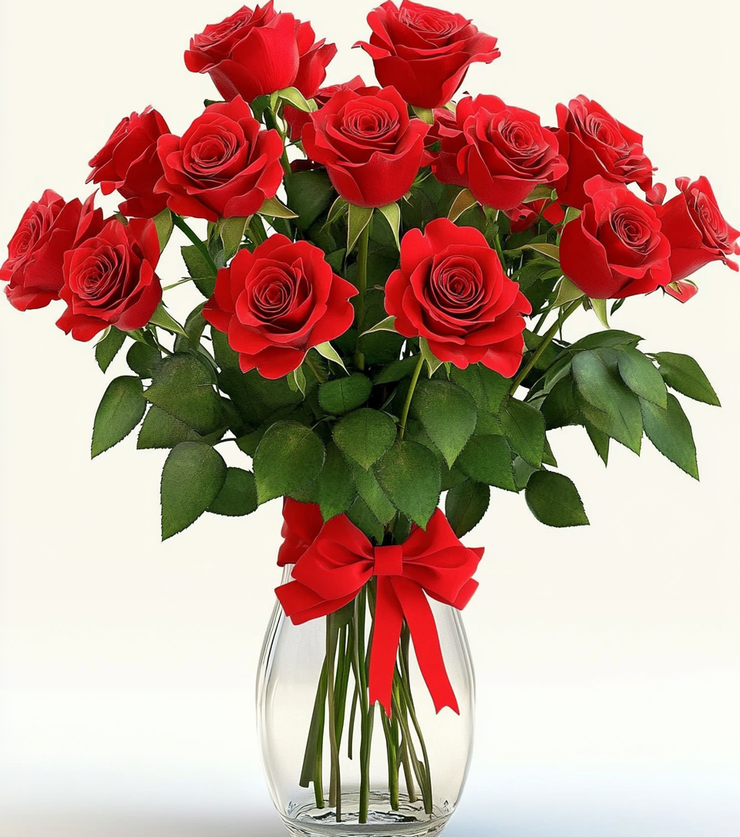 One Dozen Red Roses