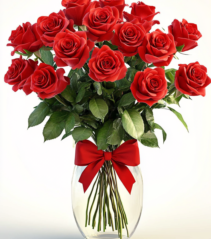 One Dozen Red Roses