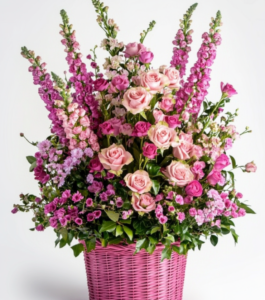 The Smiling Petals Basket