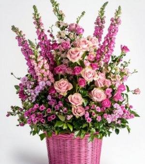 The Smiling Petals Basket