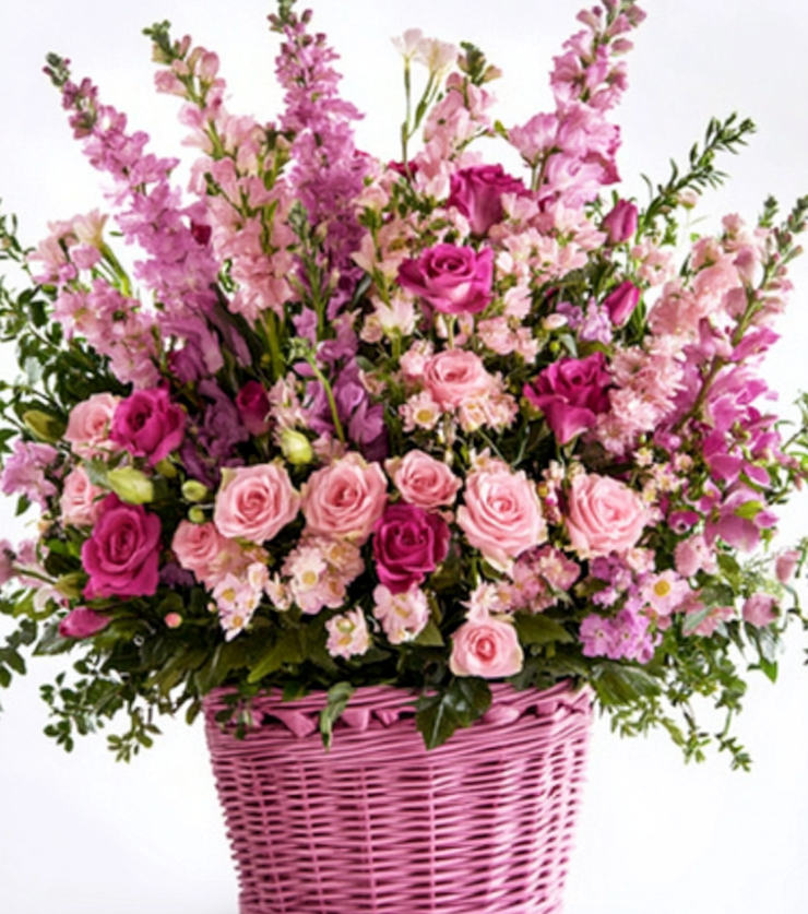 The Smiling Petals Basket
