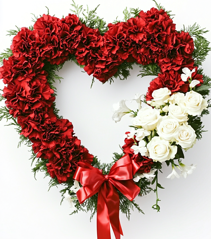 From the Heart Standing Wreath