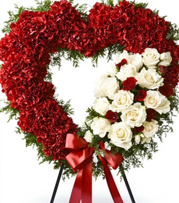 From the Heart Standing Wreath