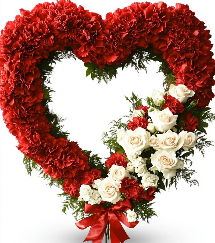 From the Heart Standing Wreath
