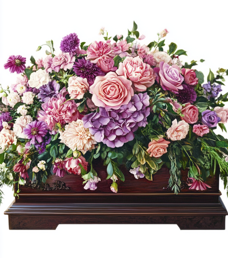 Funeral Casket Cover - Medium