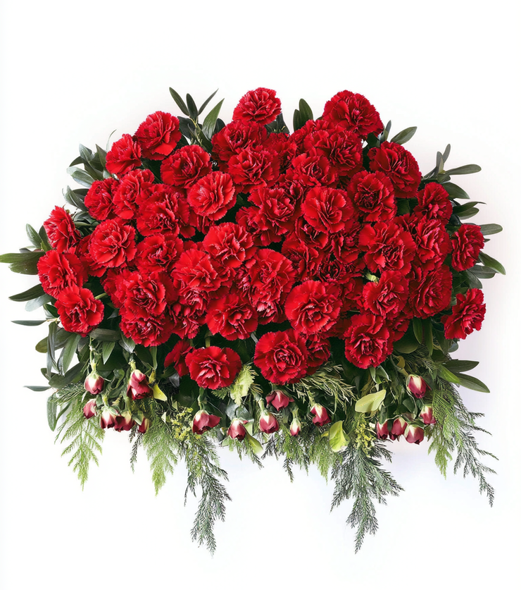 Funeral Cover Casket - Medium