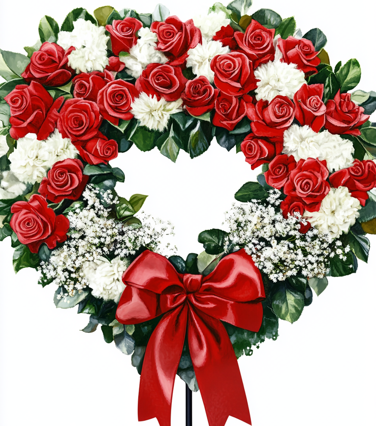 In Loving Memory Standing Spray