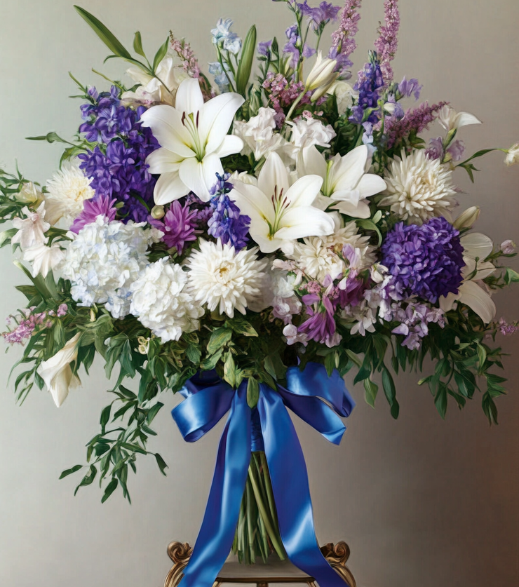 Peaceful Eternity Standing Wreath